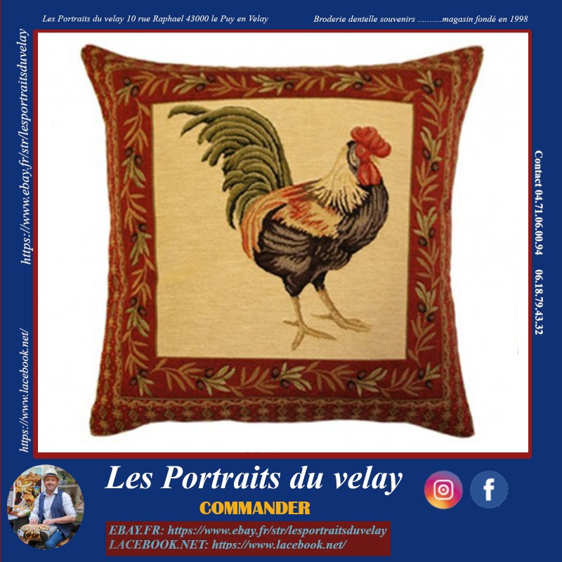 Coussin tapisserie