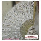 Eventails dentelle  27 cm