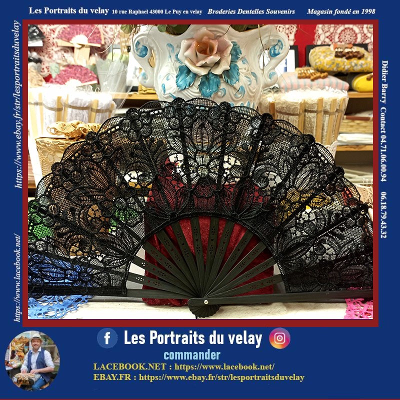 Eventail dentelle  